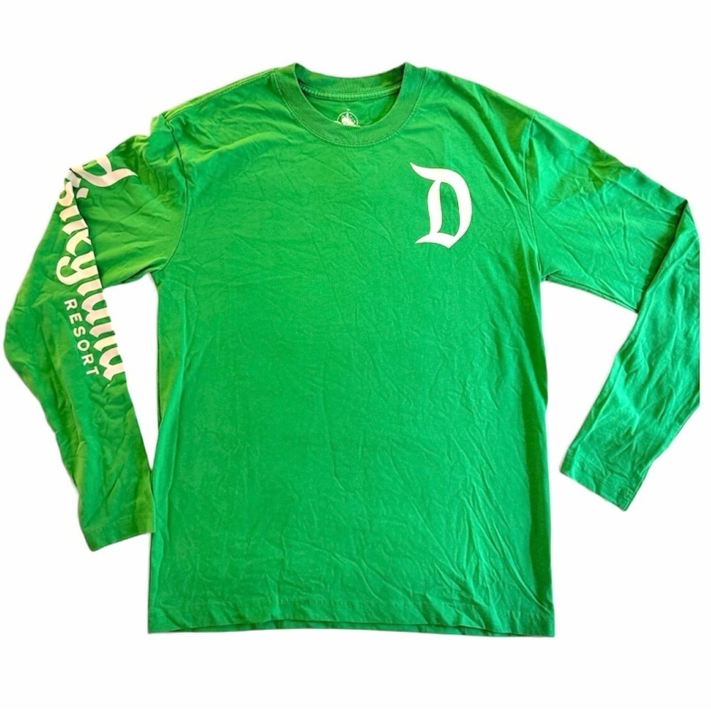 Disneyland Resort Green Long Sleeve T-Shirt Size M
